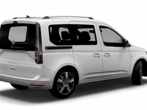 volkswagen caddy life 2021 Model 3D