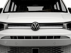 volkswagen caddy life 2021 Model 3D