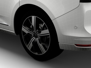 volkswagen caddy life 2021 Model 3D