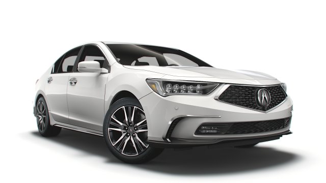 acura rlx 2021 3D Model .c4d .max .obj .3ds .fbx .stl .blend 