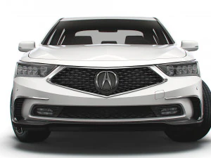 acura rlx sh awd 2021 Modello 3D