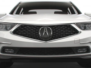 acura rlx sh awd 2021 Modello 3D
