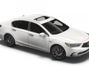 acura rlx sh awd 2021 3D Model