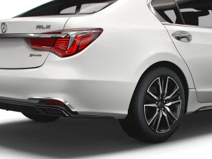 acura rlx sh awd 2021 Modello 3D