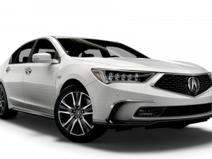 acura rlx sh awd 2021 3D Model