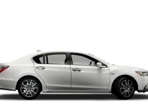 acura rlx sh awd 2021 Modello 3D