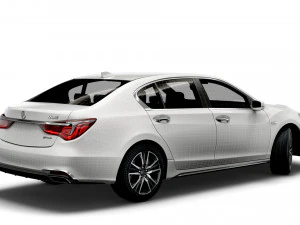 acura rlx sh awd 2021 Modello 3D