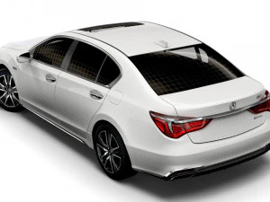 acura rlx sh awd 2021 Modello 3D