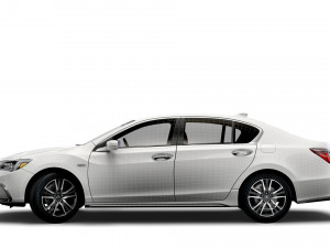 acura rlx sh awd 2021 3D Model