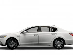 acura rlx sh awd 2021 Modello 3D