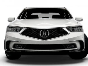 acura rlx sh awd 2021 Modello 3D