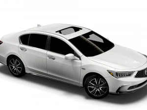 acura rlx sh awd 2021 Modello 3D