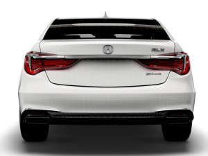 acura rlx sh awd 2021 3D Model