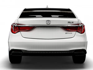 acura rlx sh awd 2021 Modello 3D
