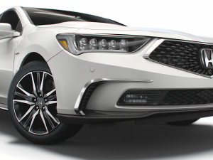 honda legend hybrid 2021 3D Model