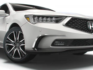 Хонда Легенда гибрид 2021 года 3D Модель