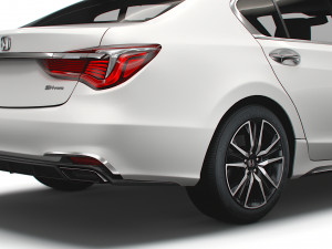 honda legend hybrid 2021 3D Model