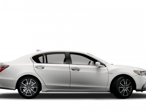 honda legend hybrid 2021 3D Model