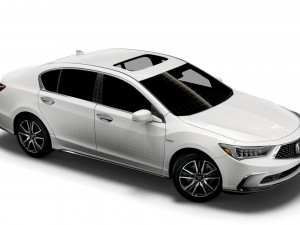 honda legend hybrid 2021 3D Model