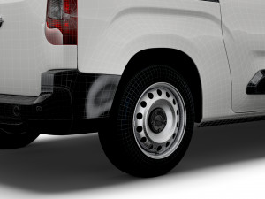 opel combo lwb edition van 2021 3D Model