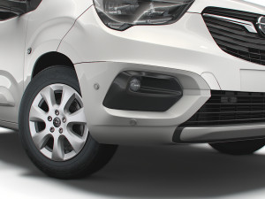 opel combo lwb limited edition van 2021 Model 3D