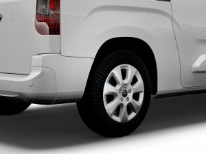 opel combo lwb limited edition van 2021 Model 3D