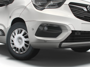 opel combo lwb sportive van 2021 3D 모델