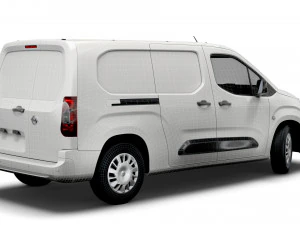 opel combo lwb sportive van 2021 р 3D Модель