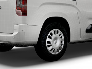 opel combo lwb sportive van 2021 3D 모델