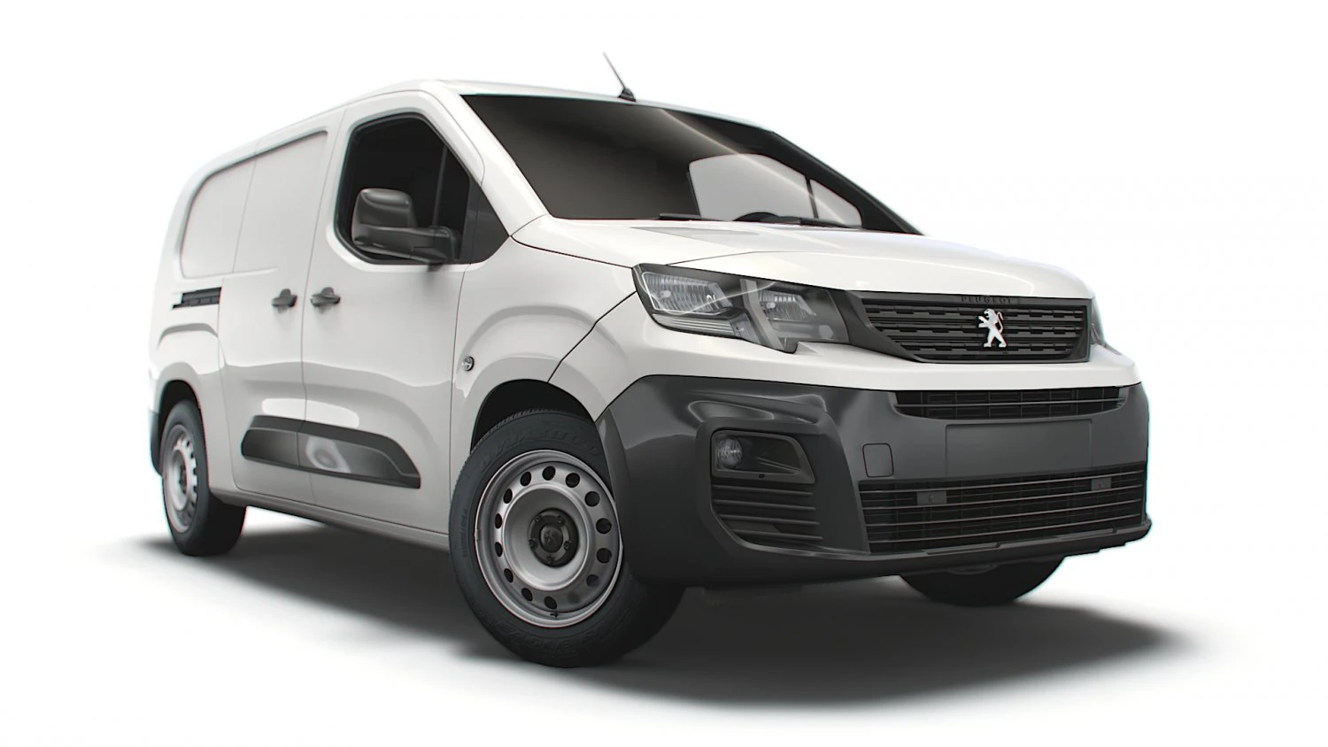 peugeot partner crew van lwb 2021 3D Model .c4d .max .obj .3ds .fbx .stl .blend 