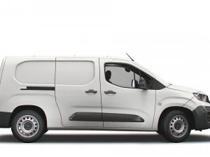 peugeot partner crew van lwb 2021 3D Model