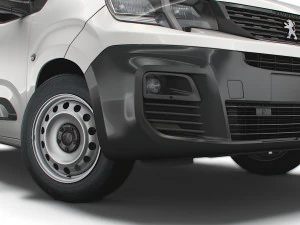 peugeot partner crew van lwb 2021 3D Model