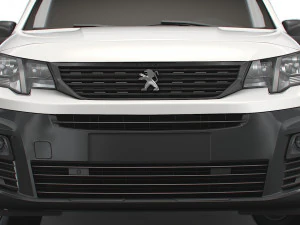 peugeot partner crew van lwb 2021 3D Model