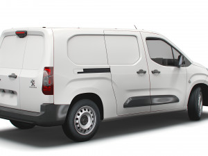 peugeot partner van lwb 2021 3D Model