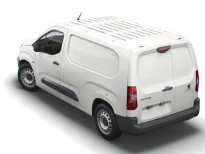 peugeot partner van lwb 2021 3D Model