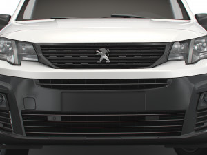 peugeot partner van lwb 2021 3D Model