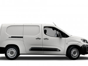 peugeot partner van lwb 2021 3D Model