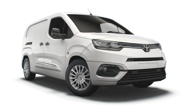 toyota proace city lwb van 2021 Modello 3D .c4d .max .obj .3ds .fbx .stl .blend