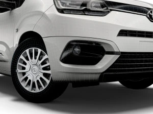 toyota proace city lwb furgone 2021 Modello 3D