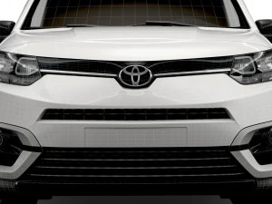 toyota proace city lwb furgone 2021 Modello 3D