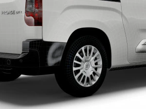 toyota proace city lwb furgone 2021 Modello 3D