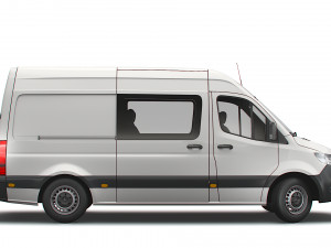 mercedes benz sprinter l2 walfare 2021 3D 모델