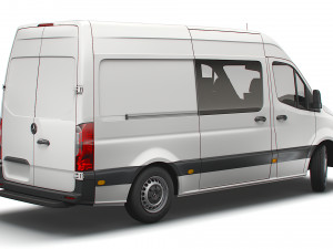 mercedes benz sprinter l2 walfare 2021 3D 모델
