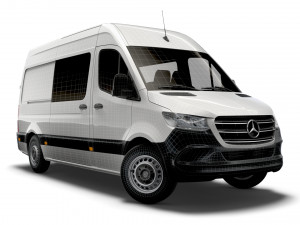 mercedes benz sprinter l2 walfare 2021 3D 모델