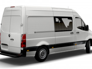 mercedes benz sprinter l2 walfare 2021 3D 모델