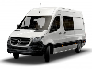 mercedes benz sprinter l2 walfare 2021 3D 모델