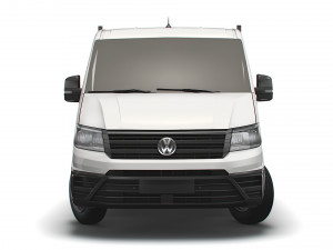 vw crafter double cab tipper 2021 3D-Modell