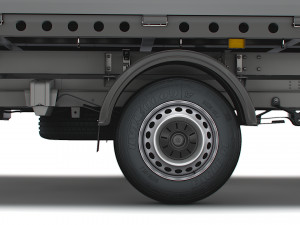vw crafter double cab tipper 2021 3D-Modell