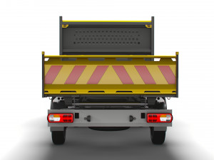 vw crafter double cab tipper 2021 3D-Modell