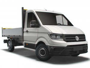 vw crafter single cab tipper 2021 3Dモデル